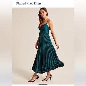 Pleated Maxi Dress